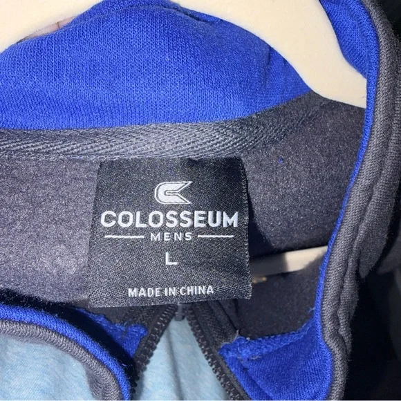 Pitt Panthers Colosseum Tortugas Logo Quarter-Zip Jacket Large - Charcoal - Picture 6 of 6